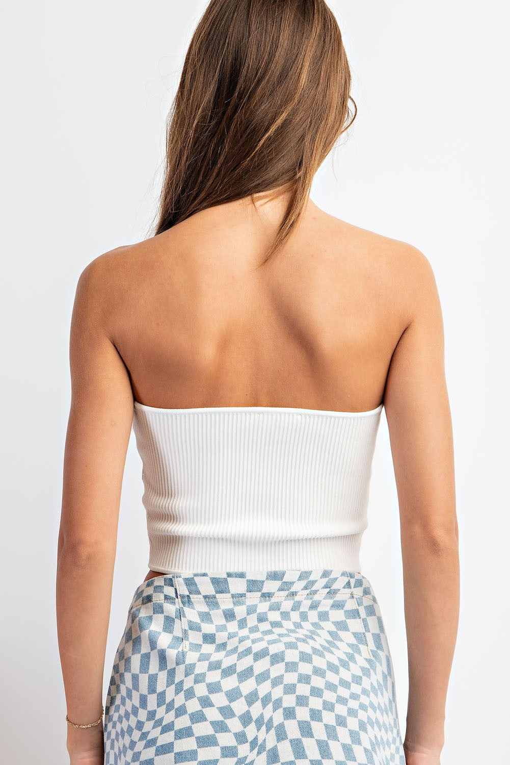 Strapless Crop Top