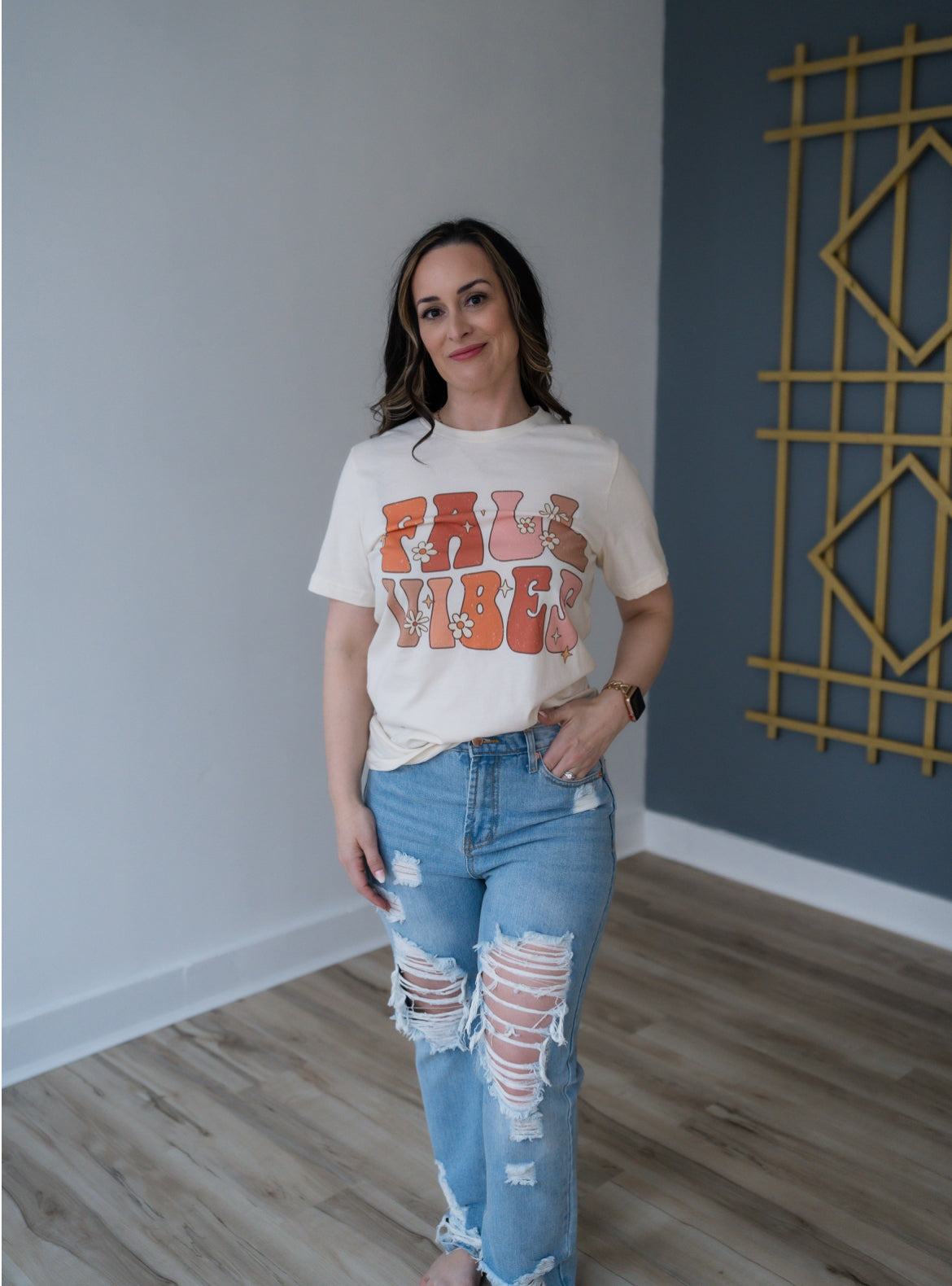 Retro Fall Vibes Graphic Tee