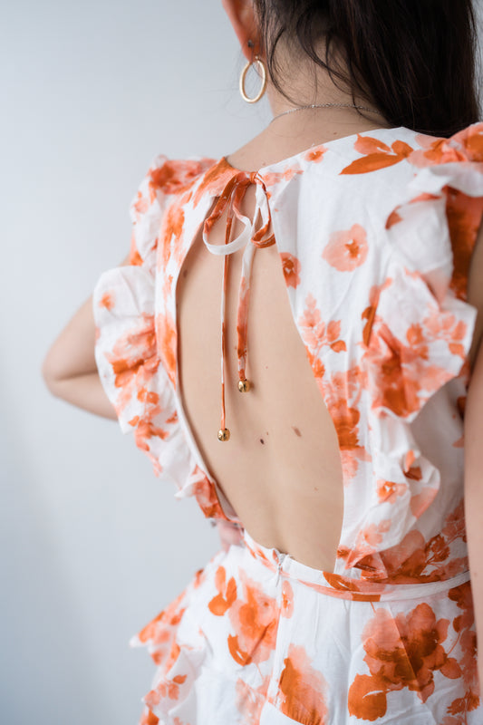 Floral Print Mini Dress