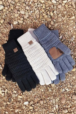 C.C. Fleece-Lined Touchscreen Gloves