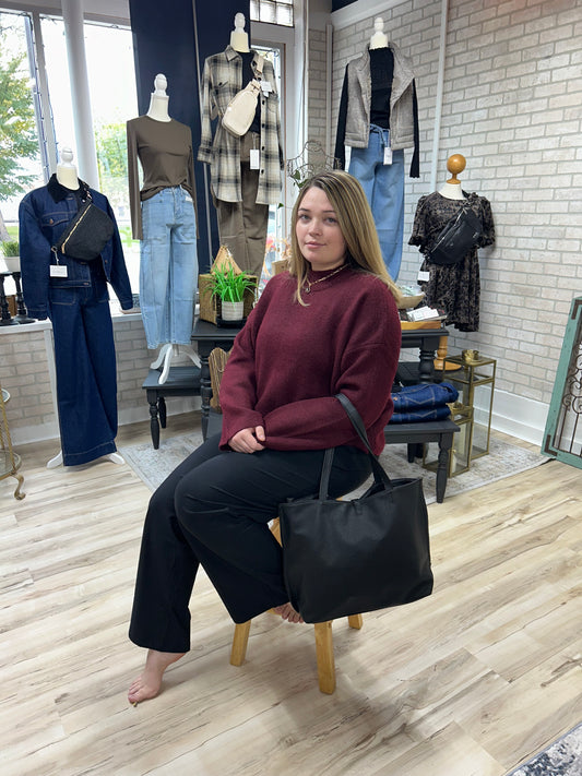 7 Diamonds Black Trousers