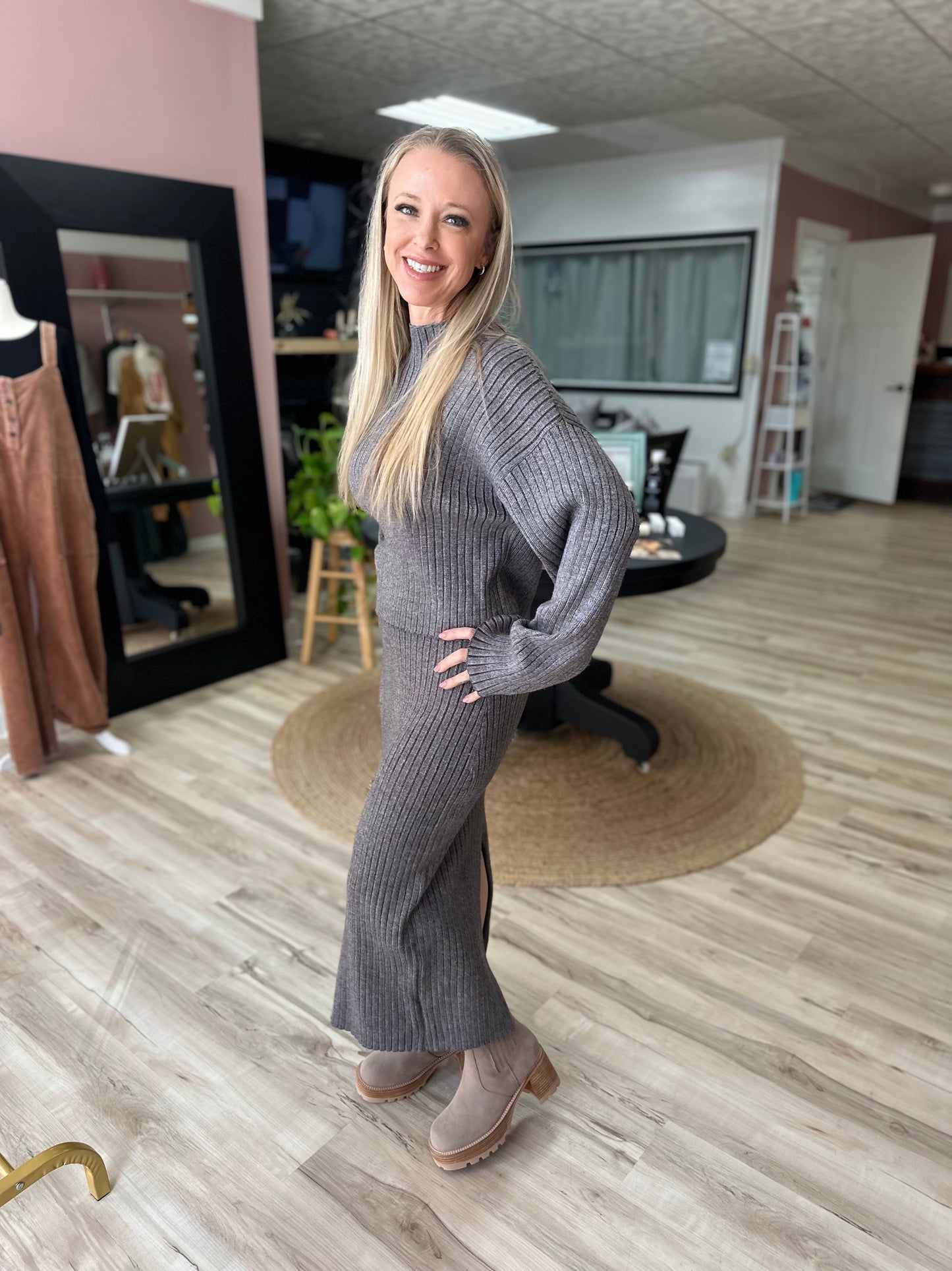 Ribbed Knit Sweater