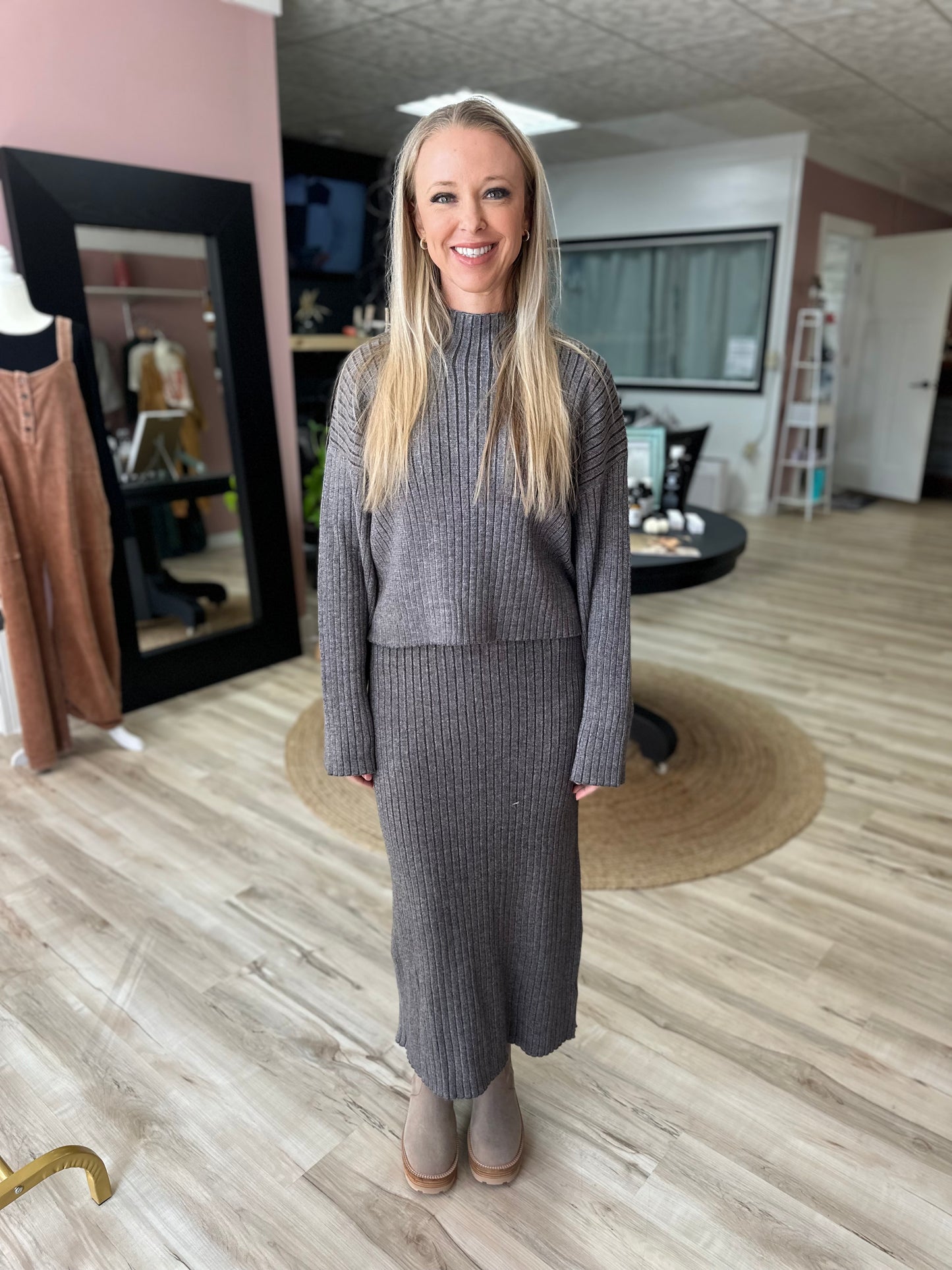 Ribbed Knit Sweater