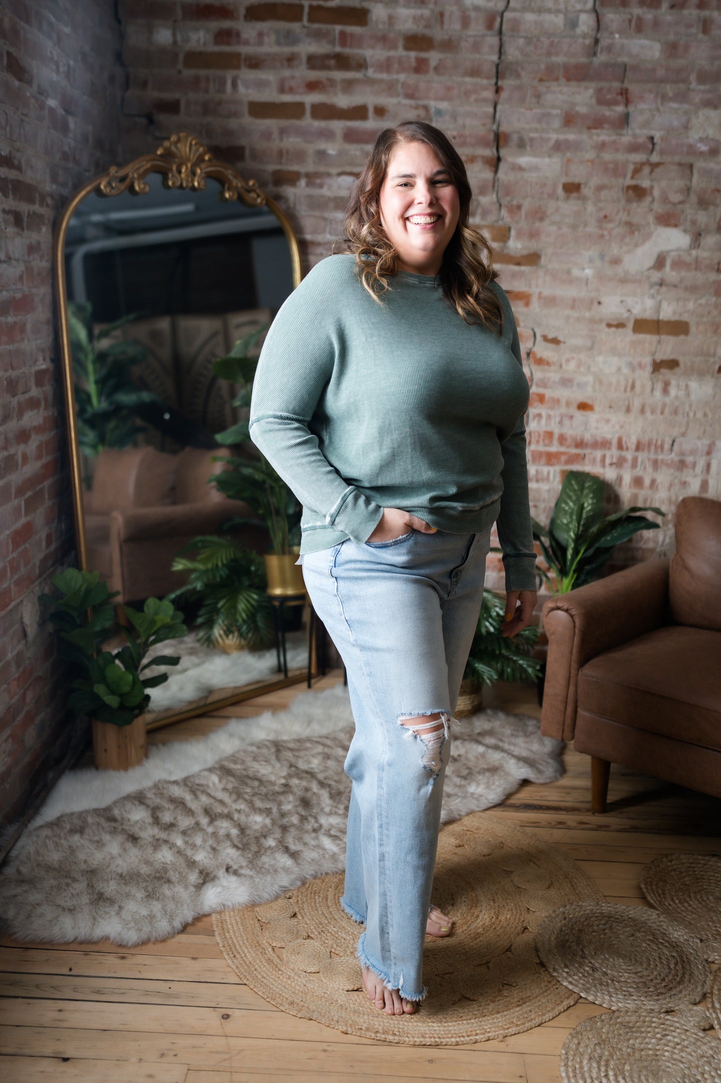 Ribbed Pullover