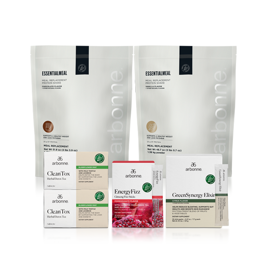 Arbonne 30 Days to Healthy Living Set with GreenSynergy Elixir