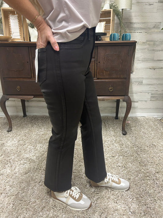 Pistola - Rich Mocha Faux Leather Pants