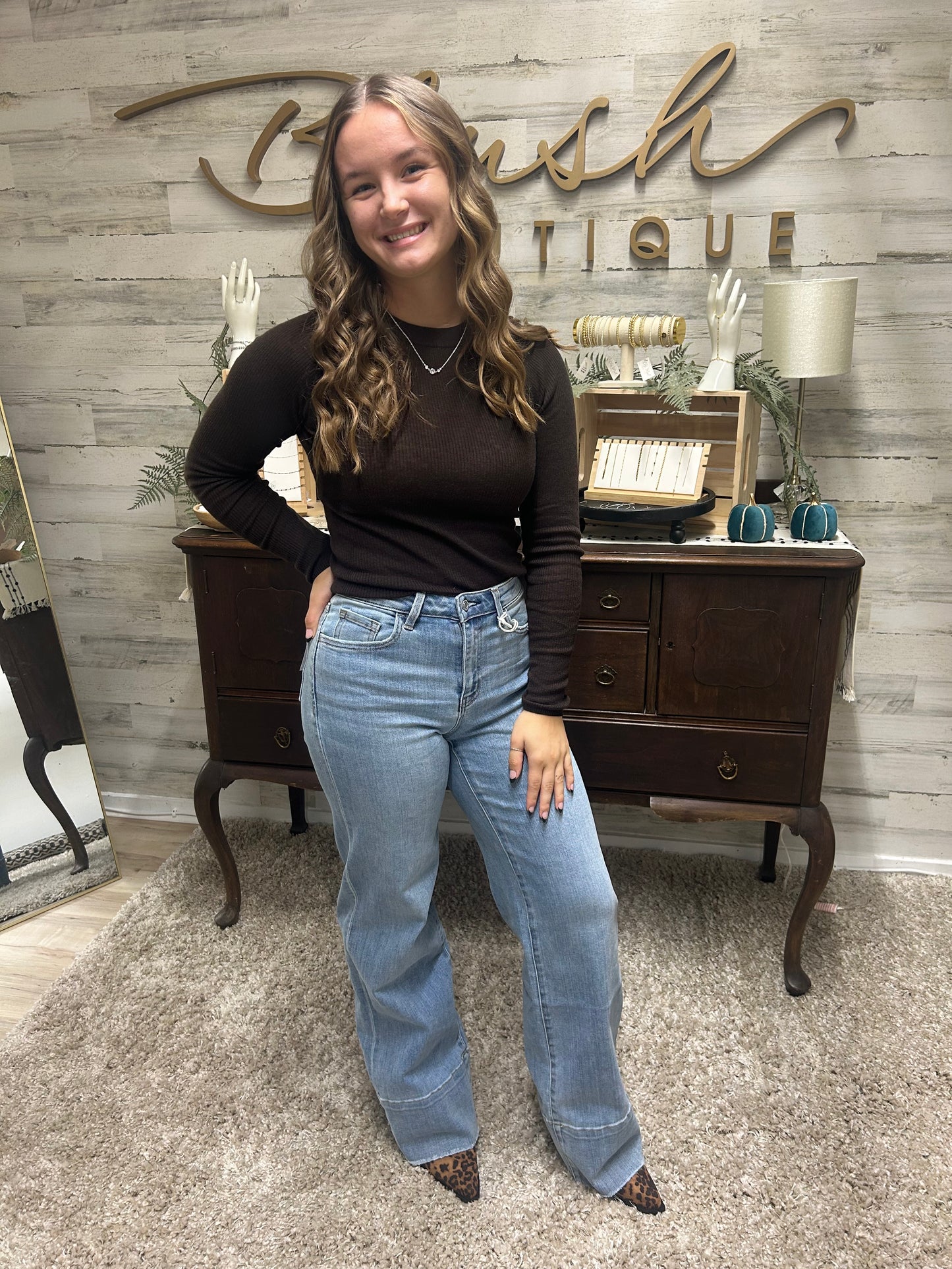 Light Wash Relaxed Denim