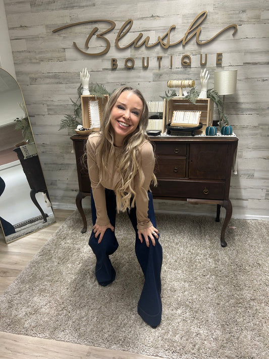 Long Sleeve Knit Top