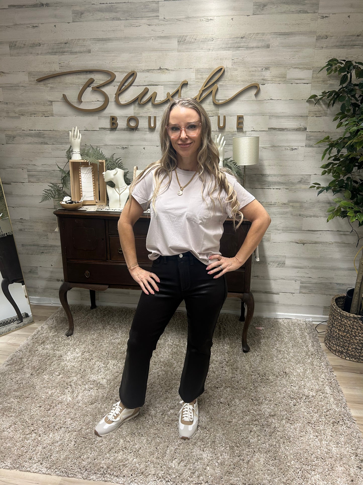 Pistola - Rich Mocha Faux Leather Pants