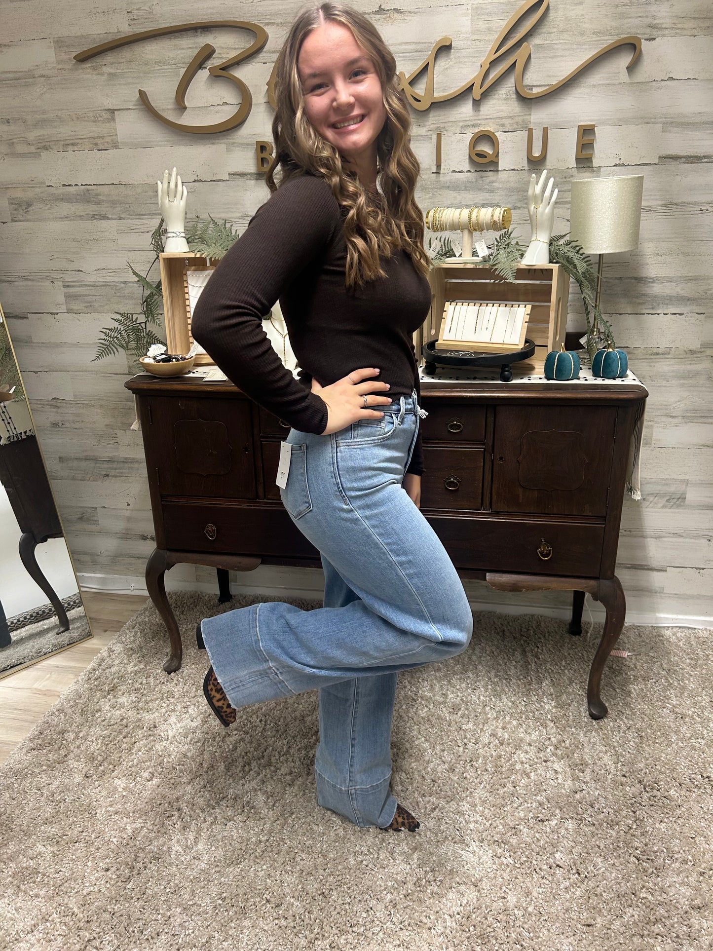 Light Wash Relaxed Denim