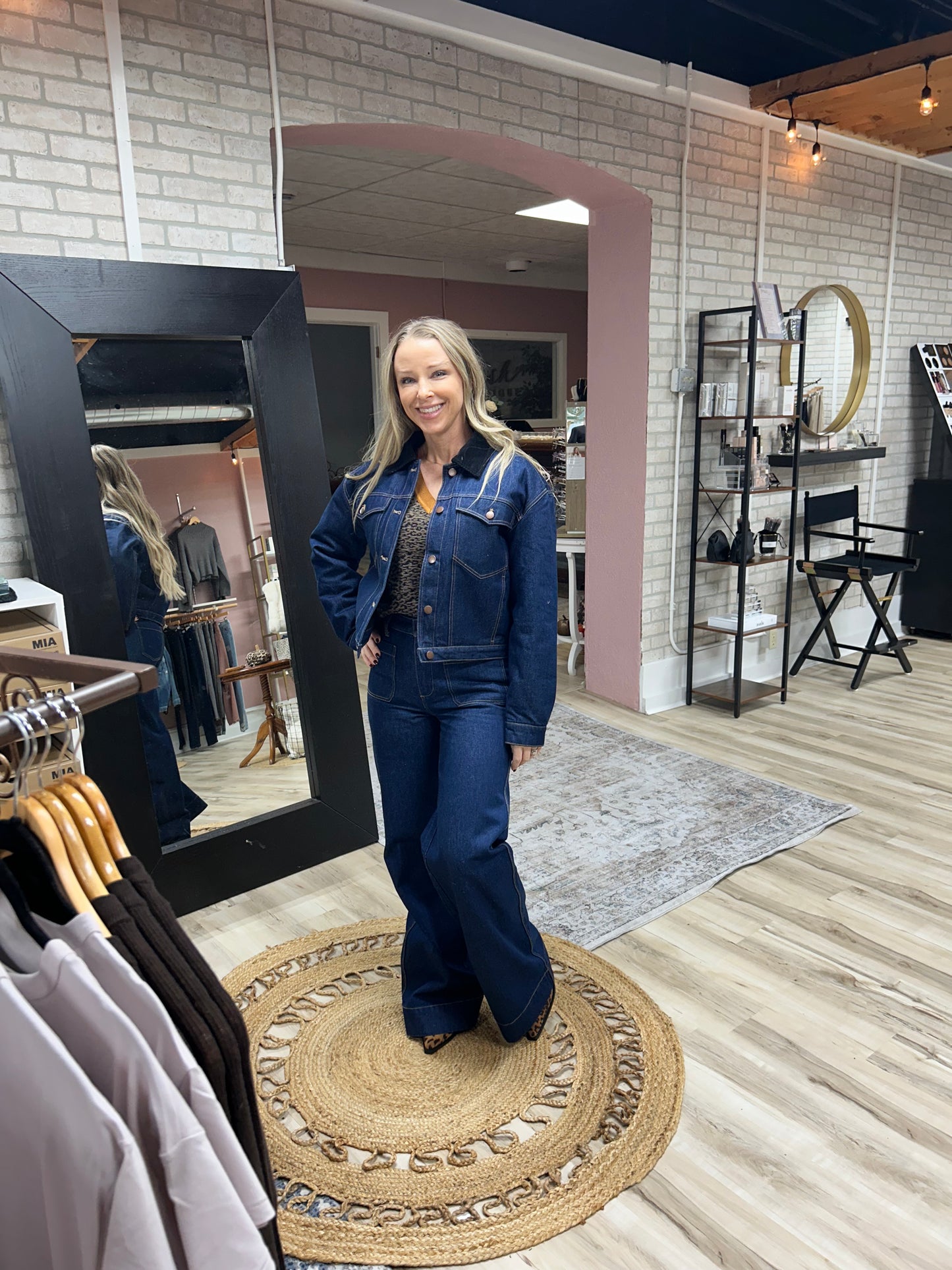 7 Diamonds - High Rise Wide Leg Denim - Long Length