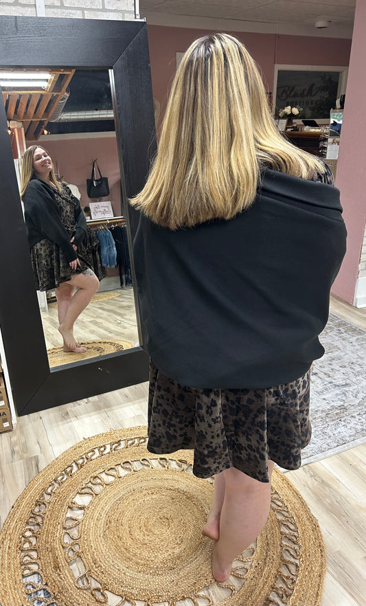 Velvet Leopard Dress