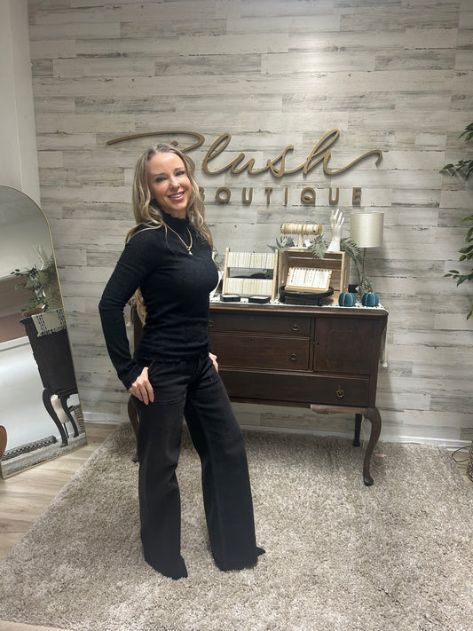 Pistola - Sleek and Sculpt Black High-Rise Denim