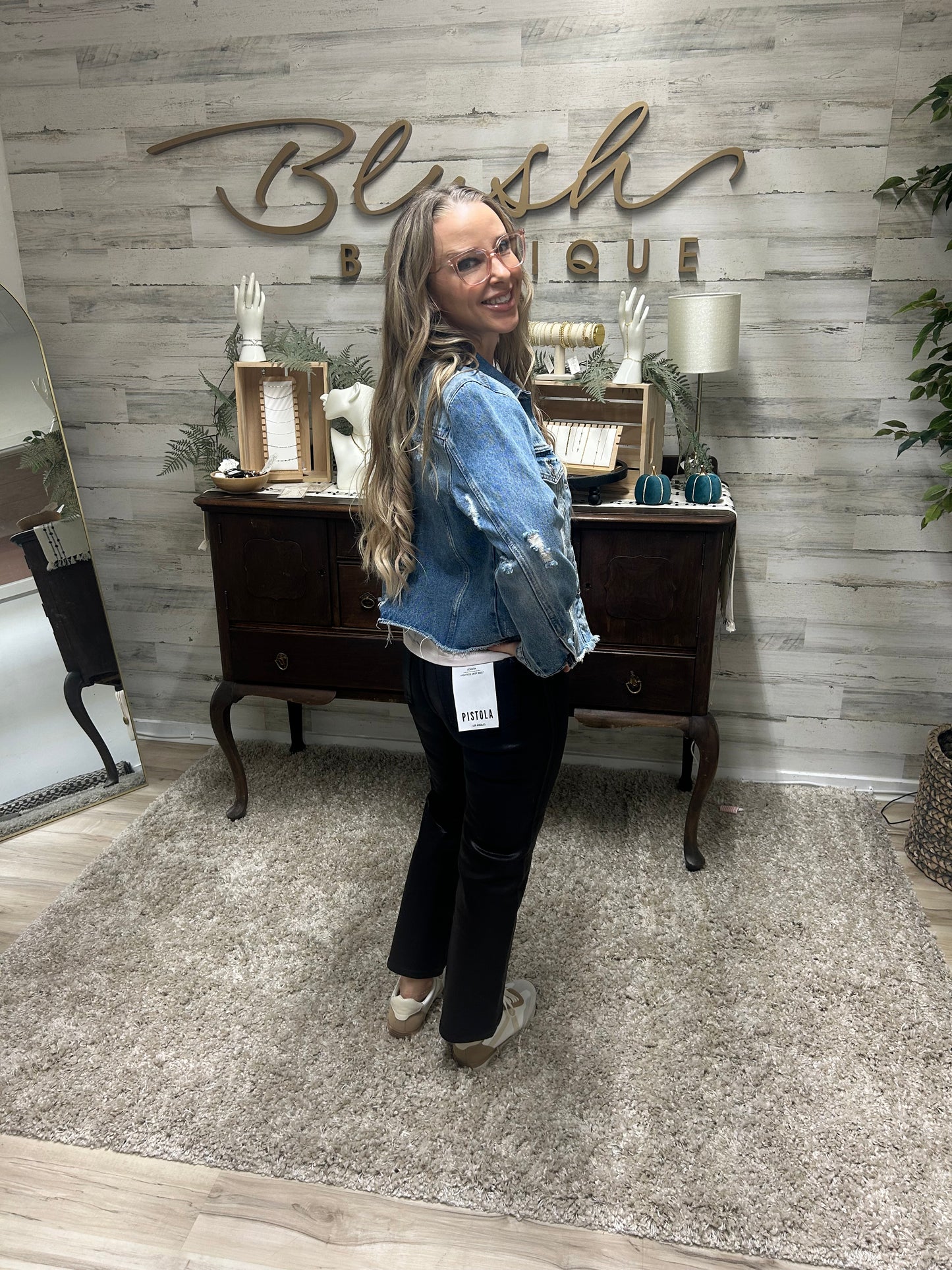 Pistola - Rich Mocha Faux Leather Pants