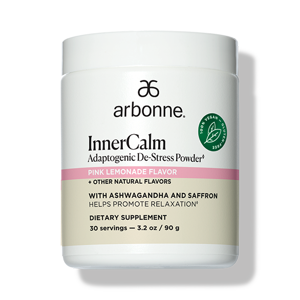 Arbonne InnerCalm Adaptogenic De-Stress Powder - Pink Lemonade Flavor