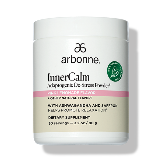 Arbonne InnerCalm Adaptogenic De-Stress Powder - Pink Lemonade Flavor