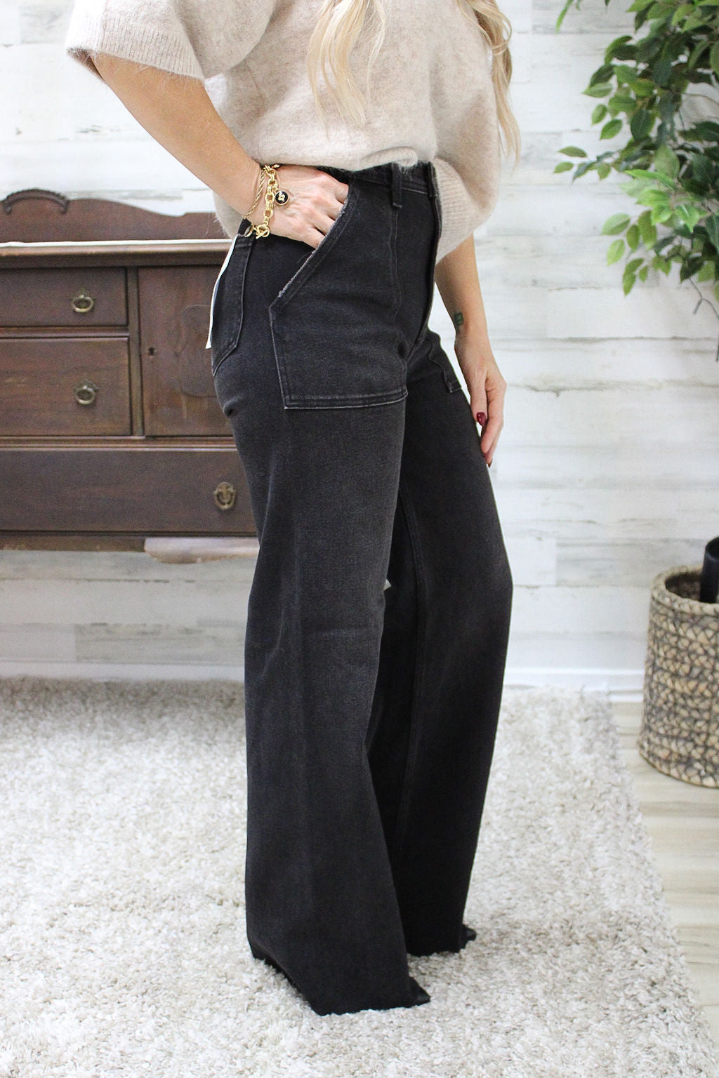 Pistola - Sleek and Sculpt Black High-Rise Denim