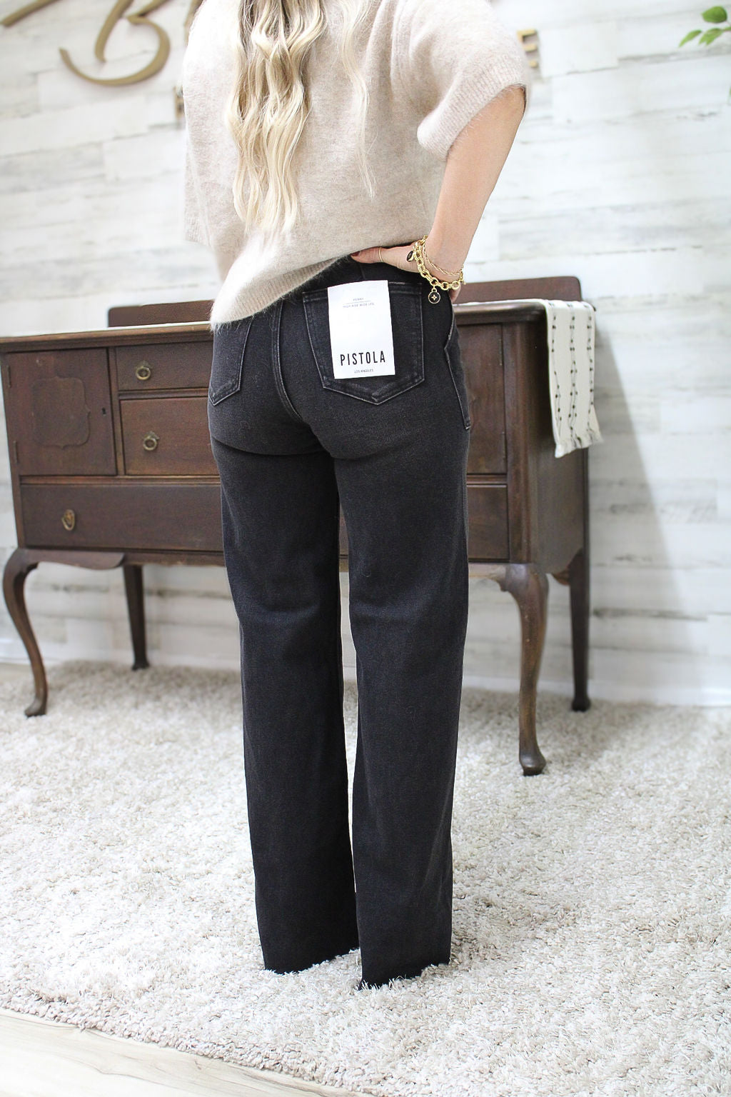 Pistola - Sleek and Sculpt Black High-Rise Denim